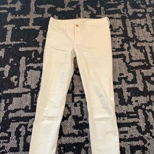 White american eagle jeggings